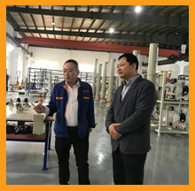 中国表面工程协会走进尊龙凯时生产车间