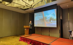 苏州尊龙凯时环保子公司重庆尊龙凯时技术总监吴孟军发表题为《电镀废水处理装备化、智能化和可持续发展的绿色模式》的报告